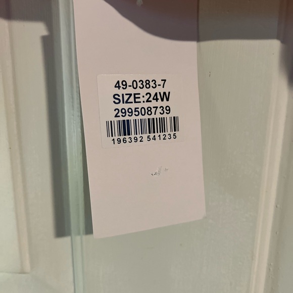 Women Roaman's Size 24 /Wide-Leg Bend Over Pant Sunset Coral Dressy - Picture 7 of 8